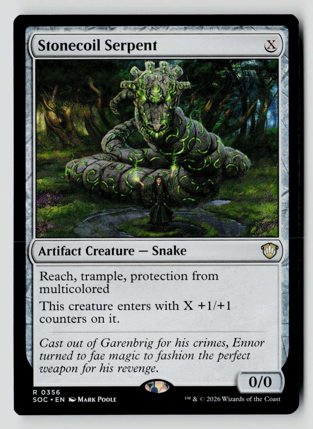 Stonecoil Serpent 356 R MTG SOC NM