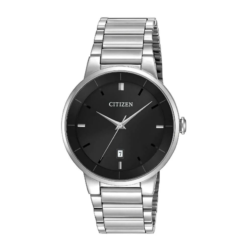 Citizen Men\'s Corso Quartz Black Dial Stainless Steel Watch - BI5010-59E NEW Citizen Men\'s Corso Quartz Black Dial Stainless Steel Watch - BI5010-59E NEW