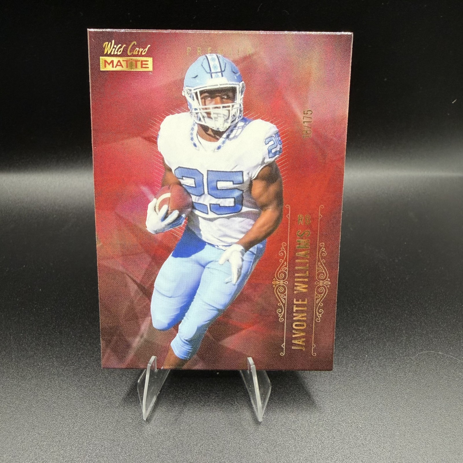 2021 Wild Card Matte White #MBC-8 Javonte Williams Fire Red Hobby #/175 2021 Wild Card Matte White #MBC-8 Javonte Williams Fire Red Hobby #/175