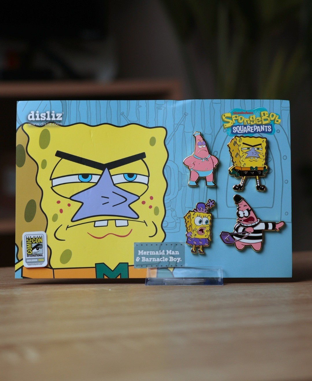 Disliz SpongeBob Pin Set San Diego Comic Con SDCC 2026 Limited Edition