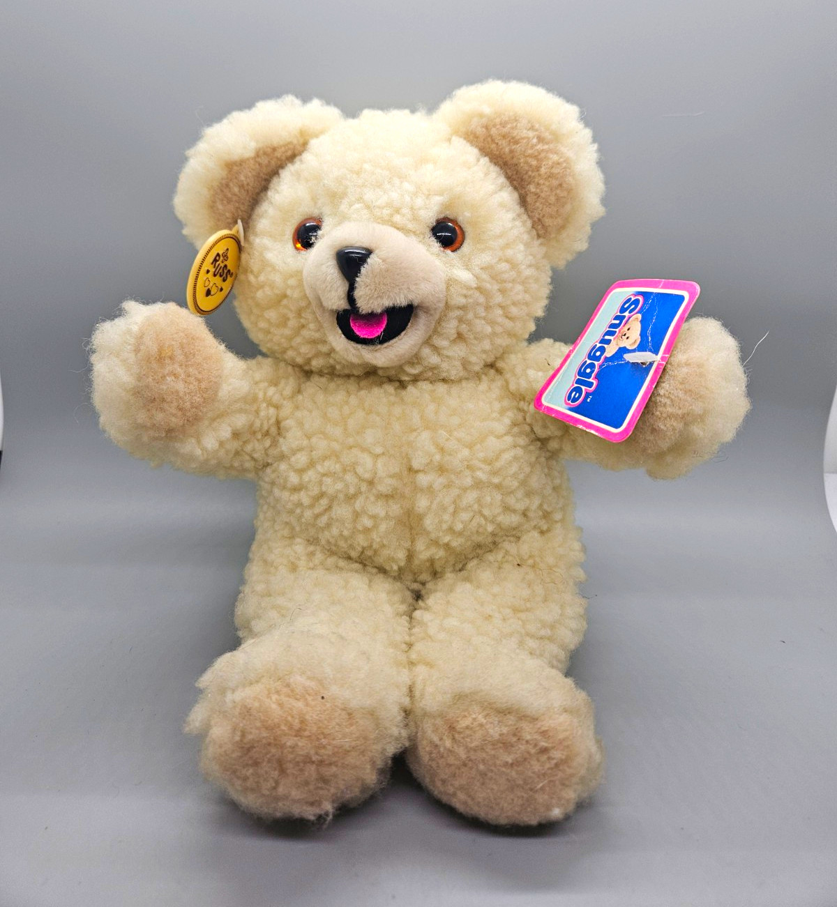 Vintage 1986 Snuggle Bear Plush Russ Berrie Fabric Softener Advertising NWT 3145 Vintage 1986 Snuggle Bear Plush Russ Berrie Fabric Softener Advertising NWT 3145