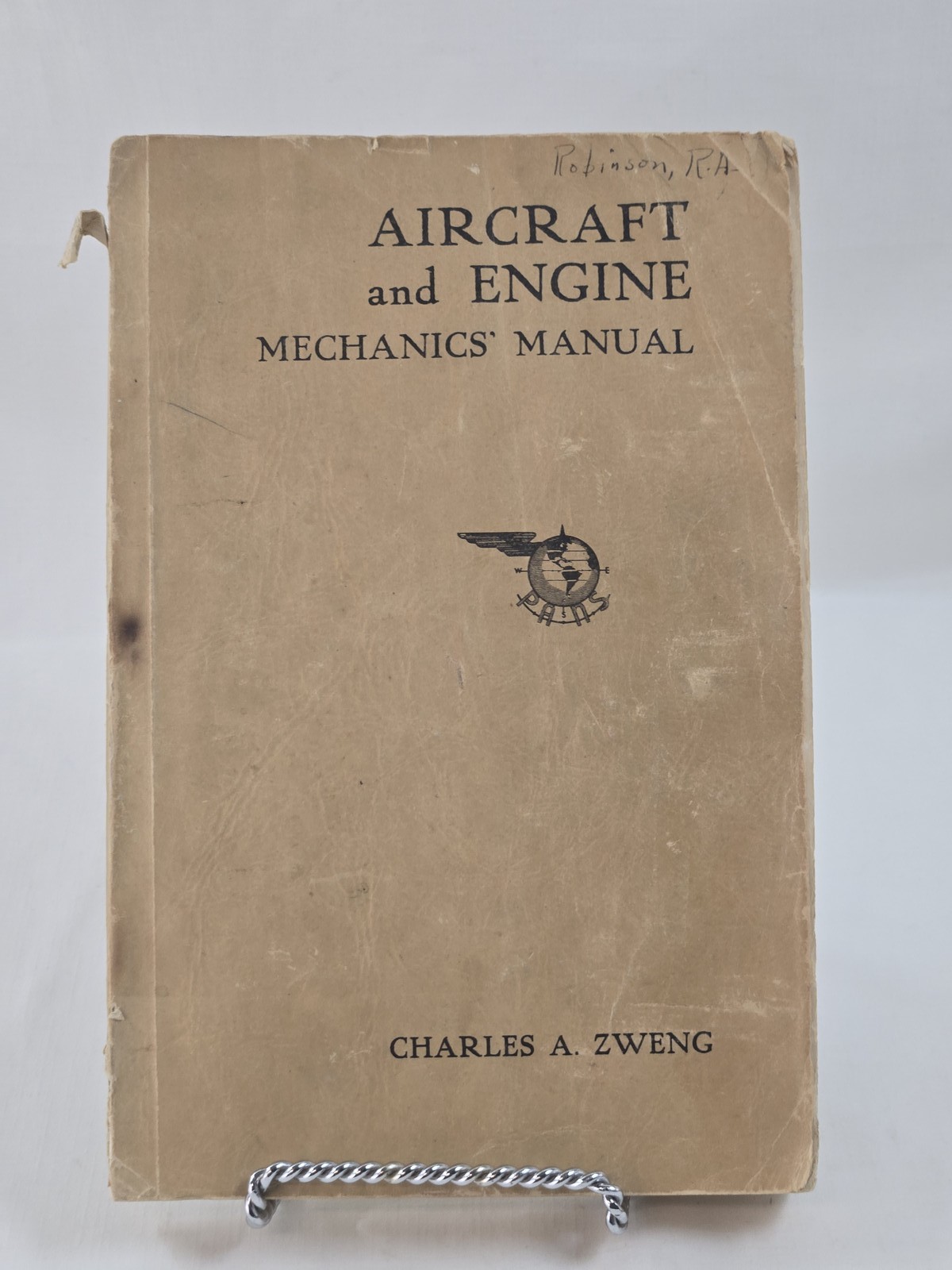 Vintage 1947 Aircraft and Engine Mechanics\' Manual Charles A. Zweng Aviation