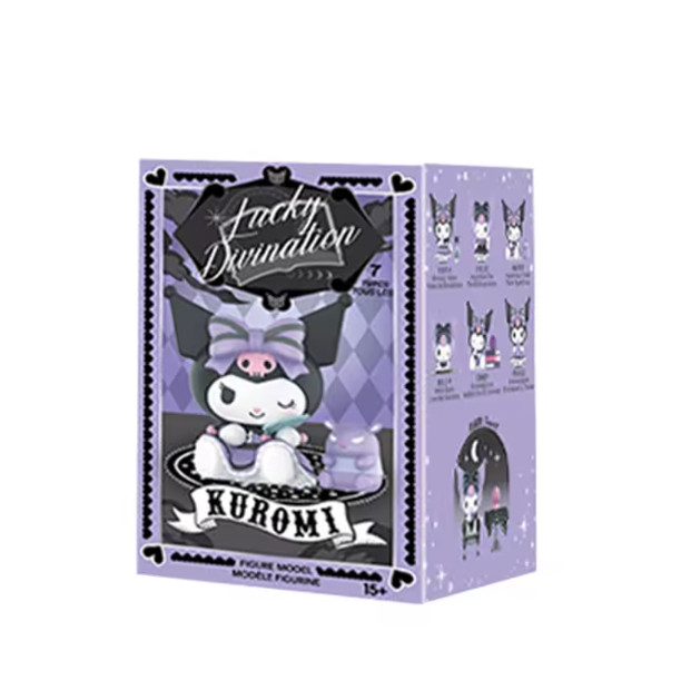 Sanrio Blind Box Cartoon Kuromi Doll Lucky Divination Anime Series Action Figure