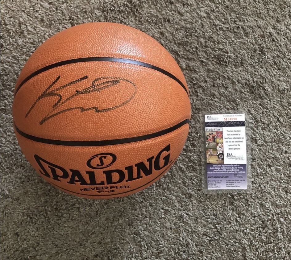 Kawhi Leonard Signed Auto Basketball Raptors Spurs Clippers San Diego COA JSA