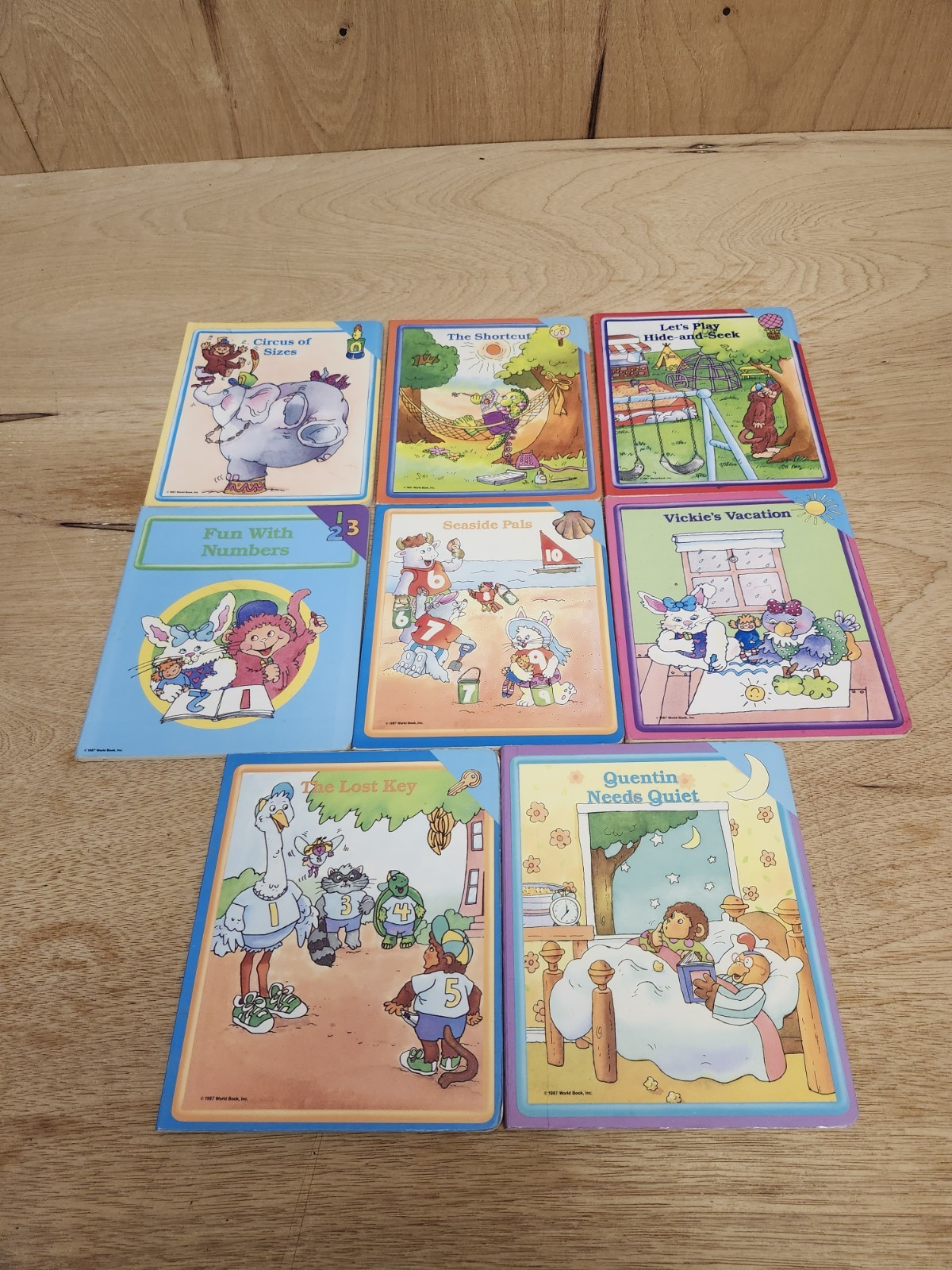Early World Of Learning Book Set - 1987 World Inc Readers Education Lot (8) Early World Of Learning Book Set - 1987 World Inc Readers Education Lot (8)