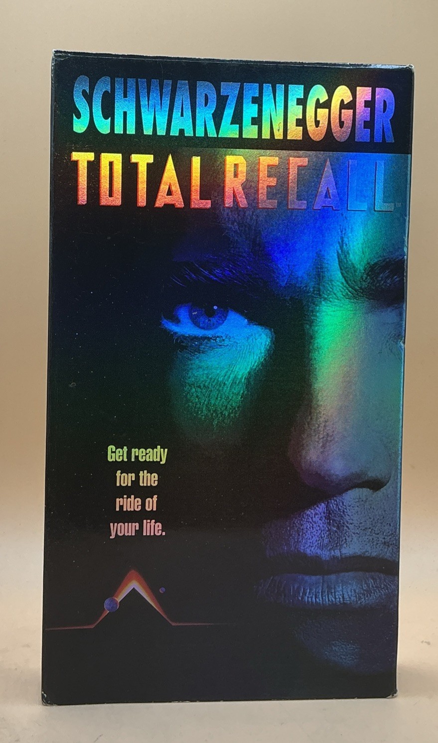 Total Recall VHS 1990, 1999 Glossy Arnold Schwarzenegger **Buy 2 Get 1 Free**