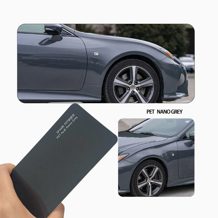 Suitable for Tesla PPF coating protective film PET Nano Grey 5FT*55FT