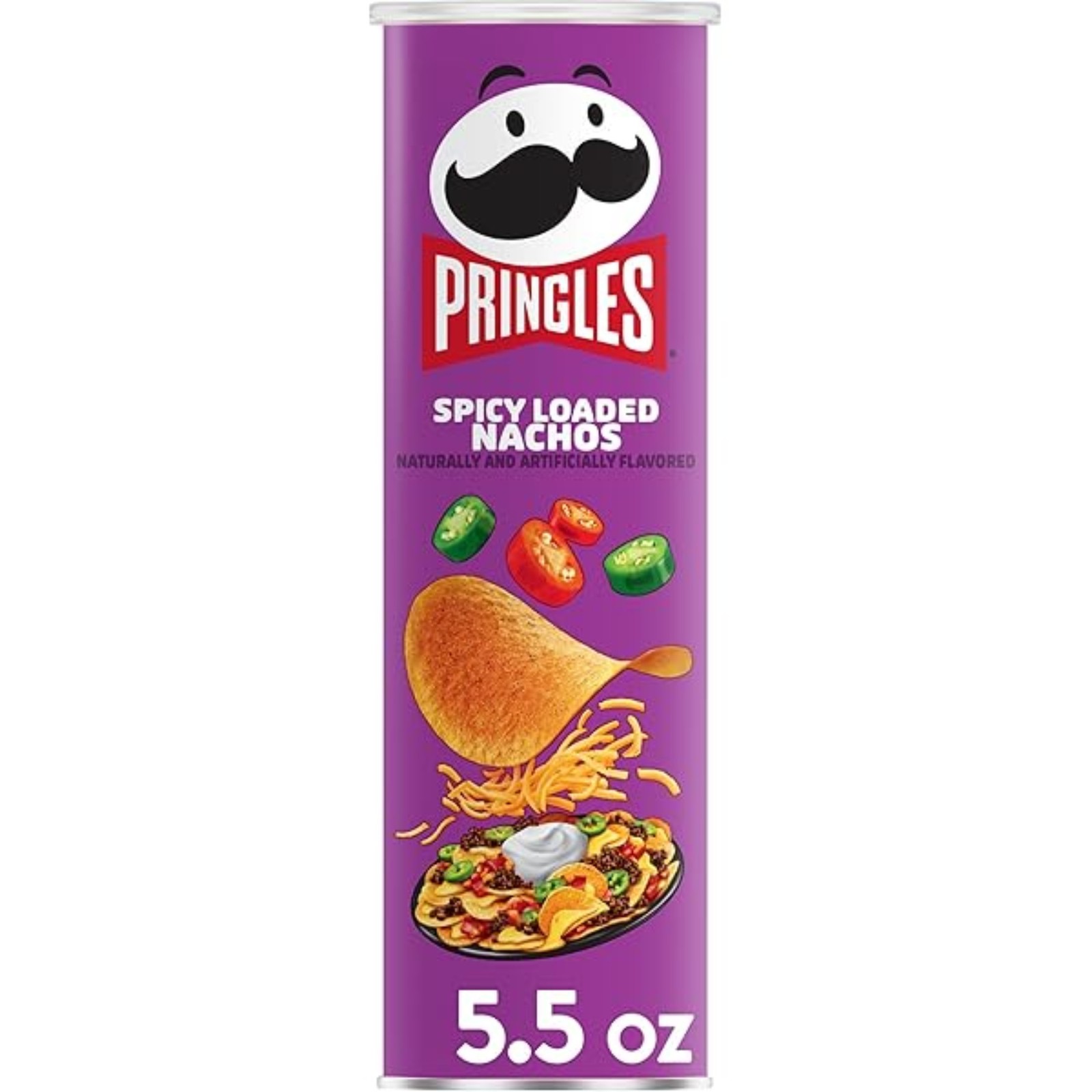 14x Cans Pringles Spicy Loaded Nachos Flavor Potato Crisps Chips | 5.5oz