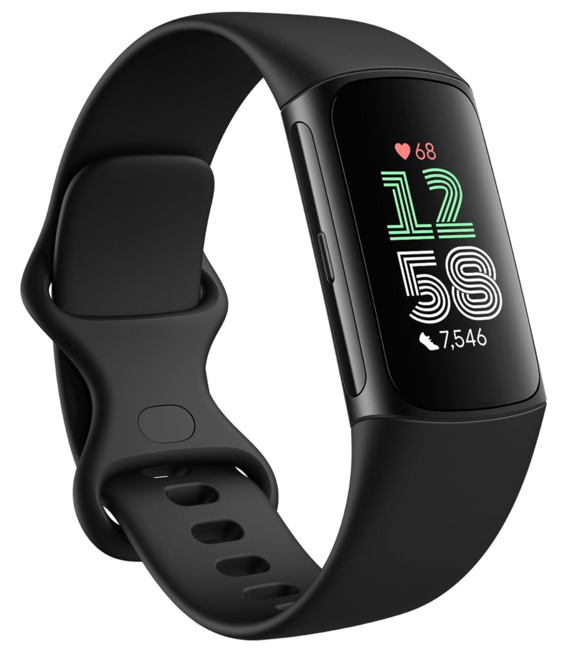 Fitbit Charge 6 Fitness & Health Smartwatch Activity Tracker Black-Silver-Gold