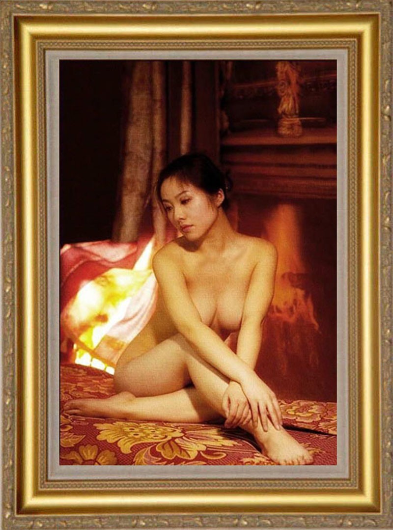 Hand Painted Oil Painting art Female woman Chinese Nude On Canvas 24\
