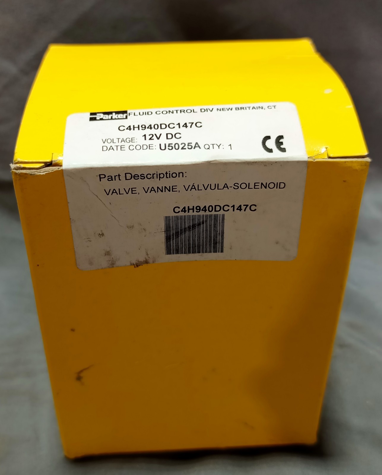 Parker Fluid Control C4H940DC147C 12V DC