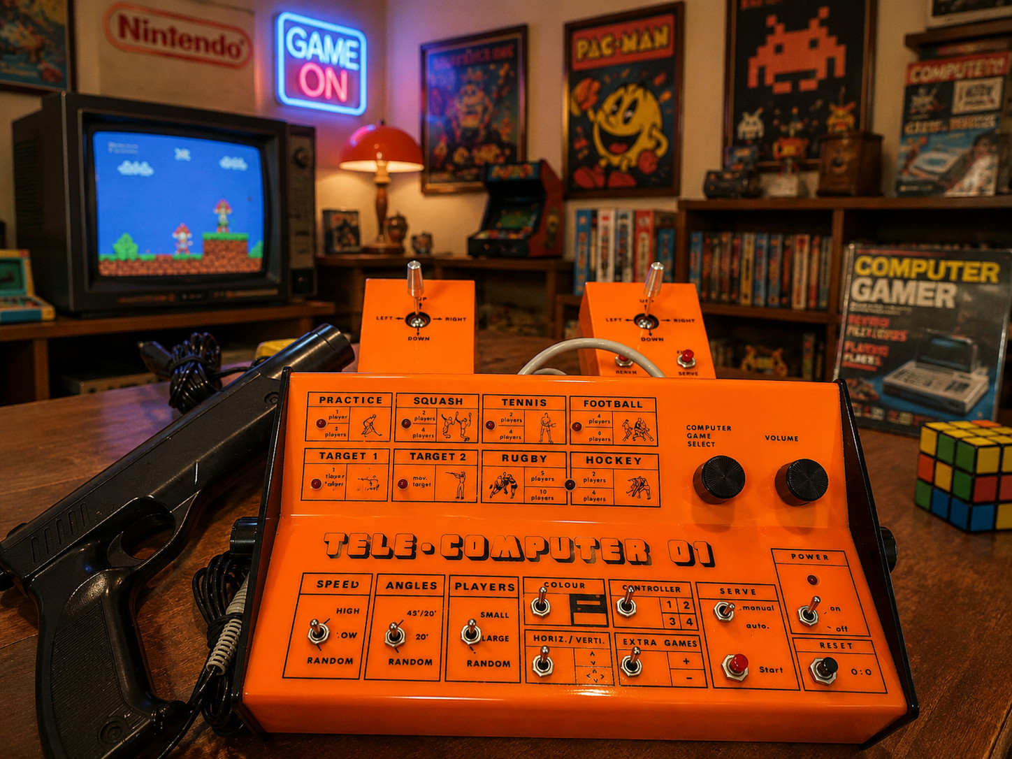 PONG πRaReπ Vintage Tele Games Retro Video Game TV Console Computer PONG πRaReπ Vintage Tele Games Retro Video Game TV Console Computer