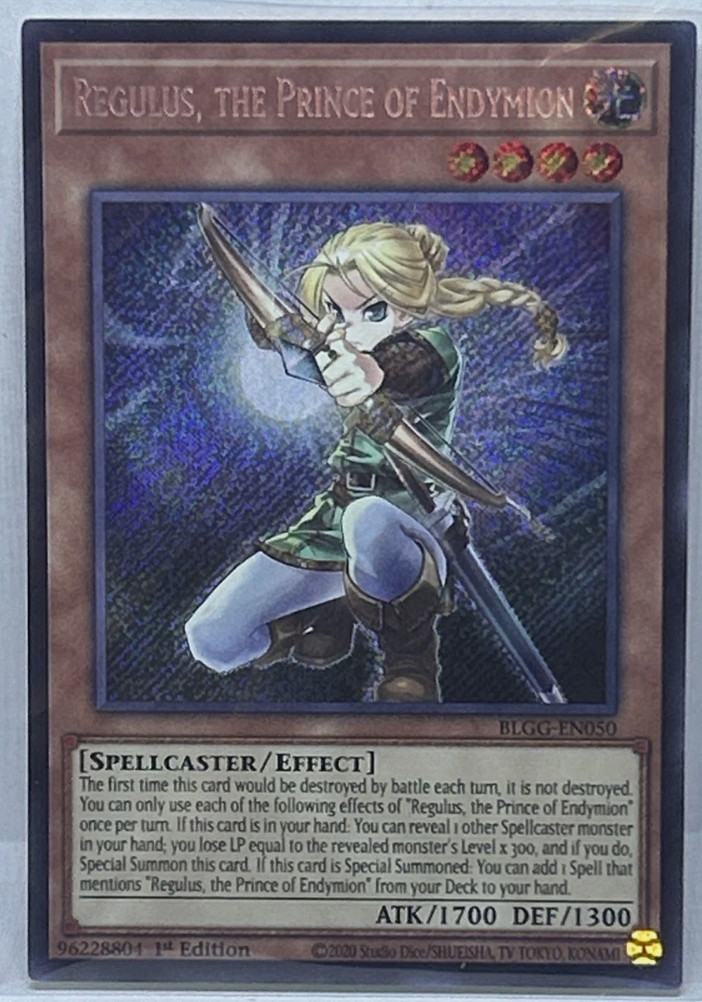 Regulus, the Prince of Endymion BLGG-EN050- Secret Rare - Glorious Gallery -NM/M