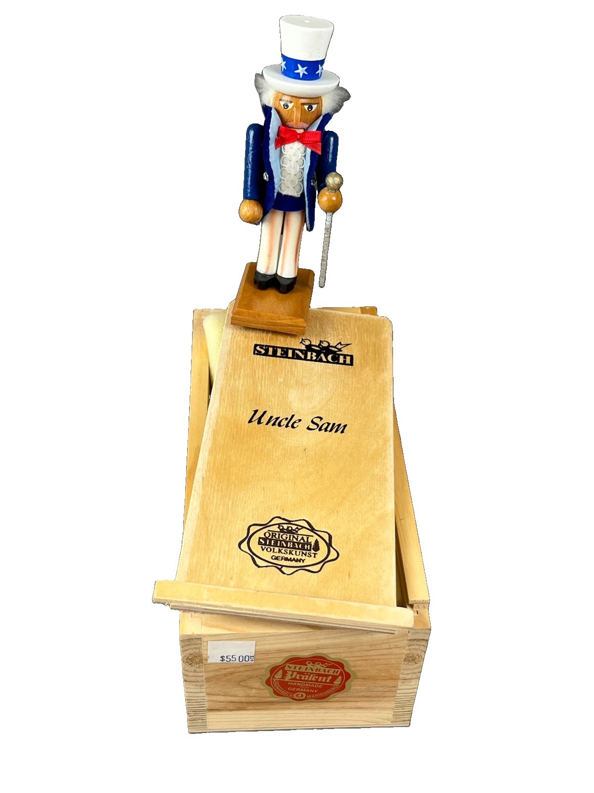 Steinbach Mini Nutcracker UNCLE SAM - new in box Steinbach Mini Nutcracker UNCLE SAM - new in box