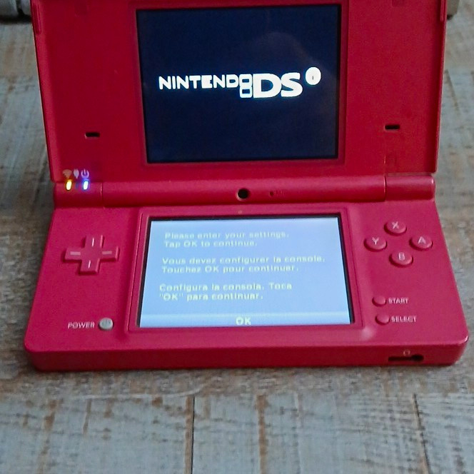 Nintendo DSi Pink Handheld System Wi-Fi 256MB NTSC-U/C TWL-001 NO CHARGER