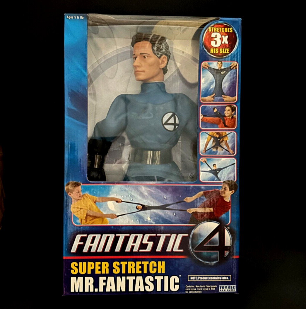 Fantastic Four Mr Fantastic Super Stretch Figure ToyBiz MPN 72231