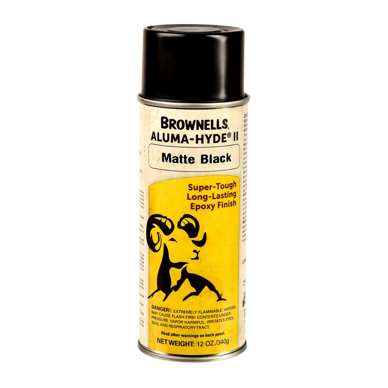 Brownells Aluma-Hyde 2 Epoxy Based Firearms 12 Ounce (Pack of 1), Matte Black