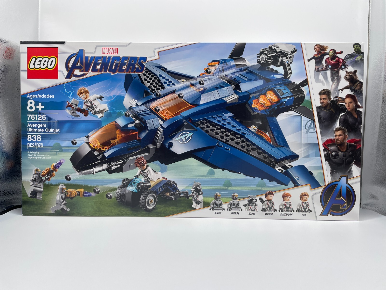 LEGO Marvel Avengers 76126 Avengers Ultimate Quinjet New & Sealed (838 pcs)