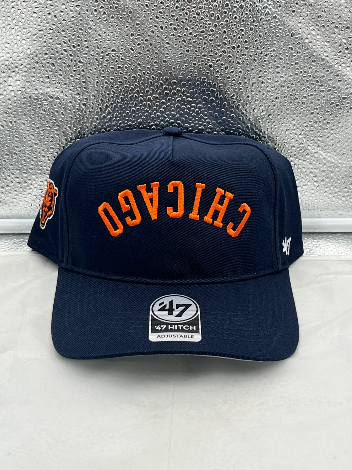 Chicago Bears NFL \'47 Brand Navy Reversed Script Hitch Snapback Adjustable Hat