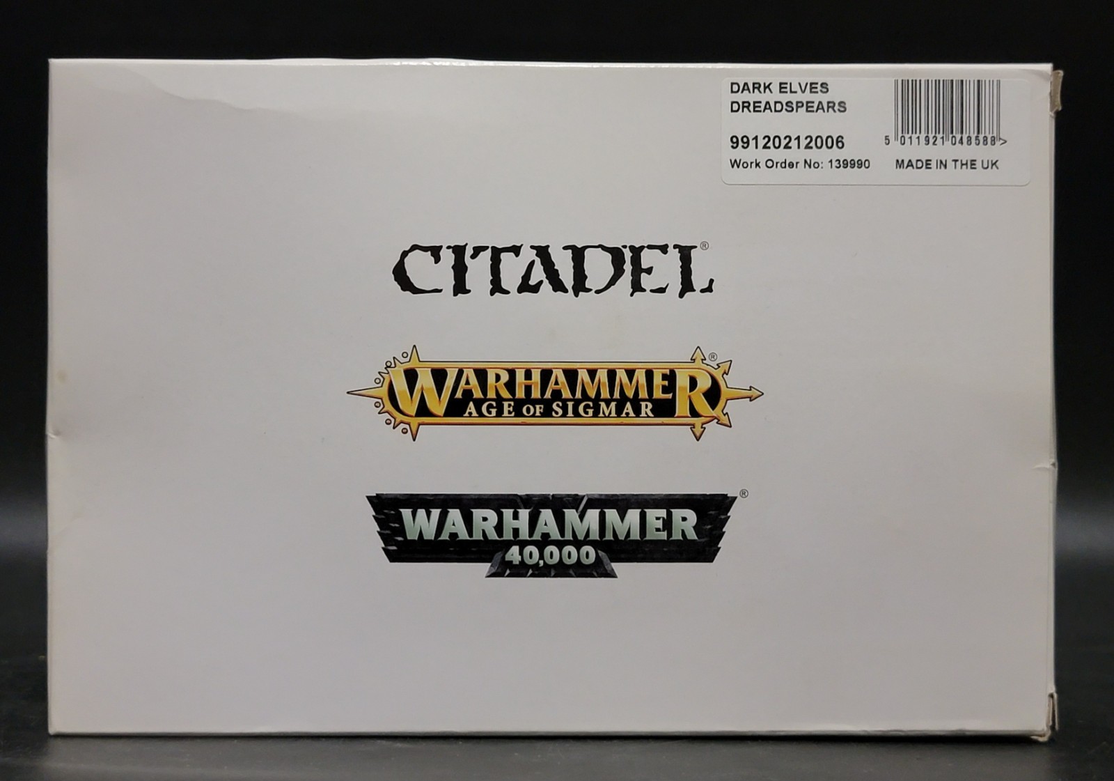Games Workshop Warhammer AoS Citadel Dark Elves Dreadspears Complete In Box