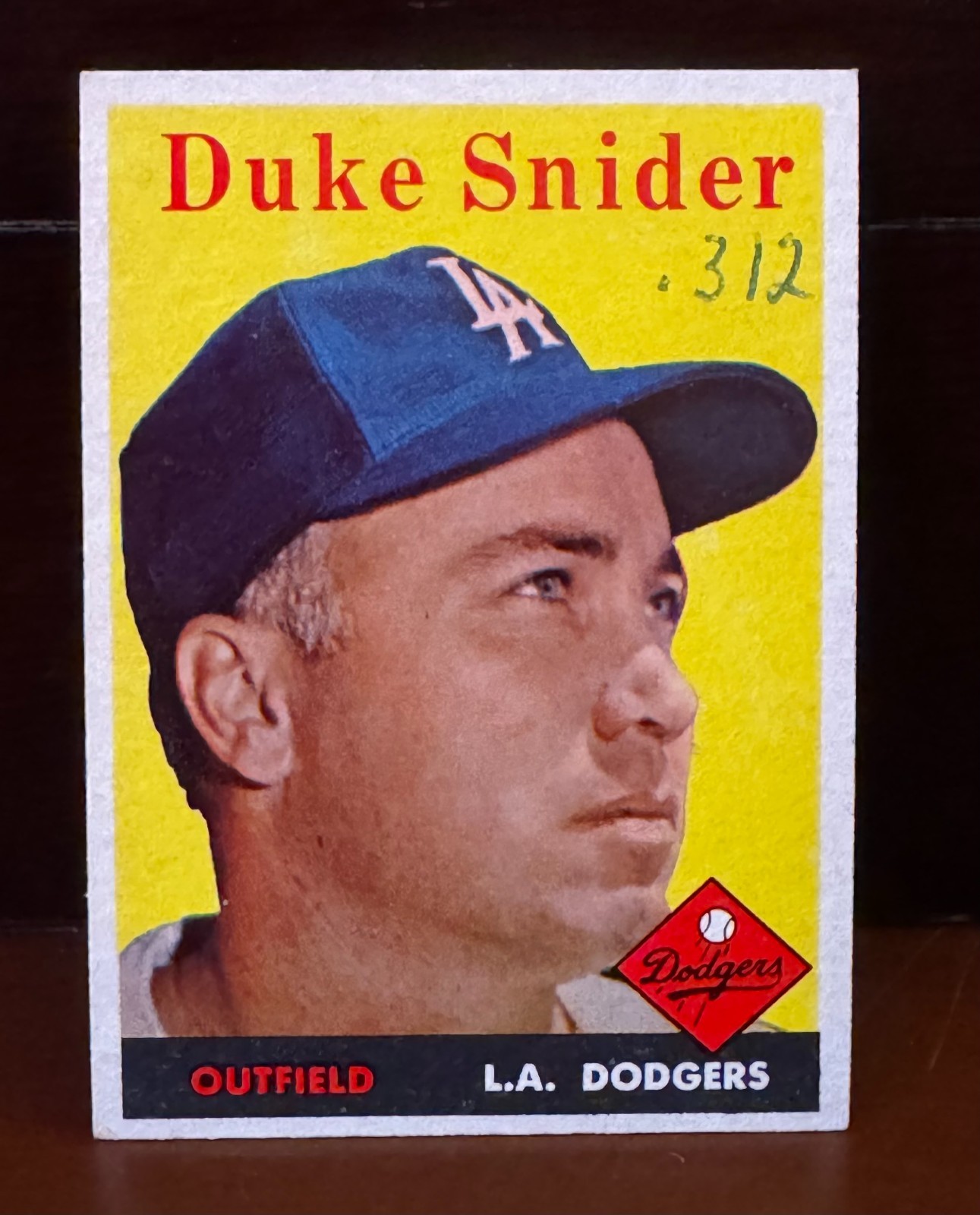 1958 Topps - Duke Snider #88 *Fantastic Condition If Not For MK*