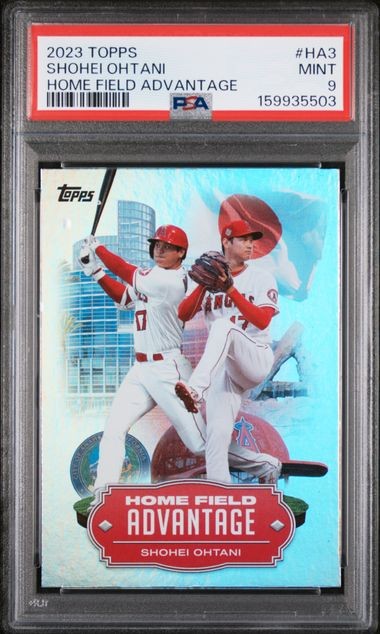 2023 Topps Series 1 - Shohei Ohtani #HA3 Home Field Advantage - PSA 9 MINT