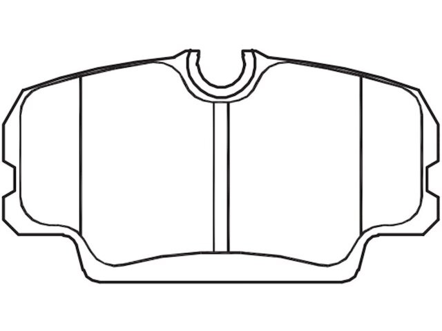For 1989 Peugeot 405 Brake Pad Set Front Hawk 44367PZJW
