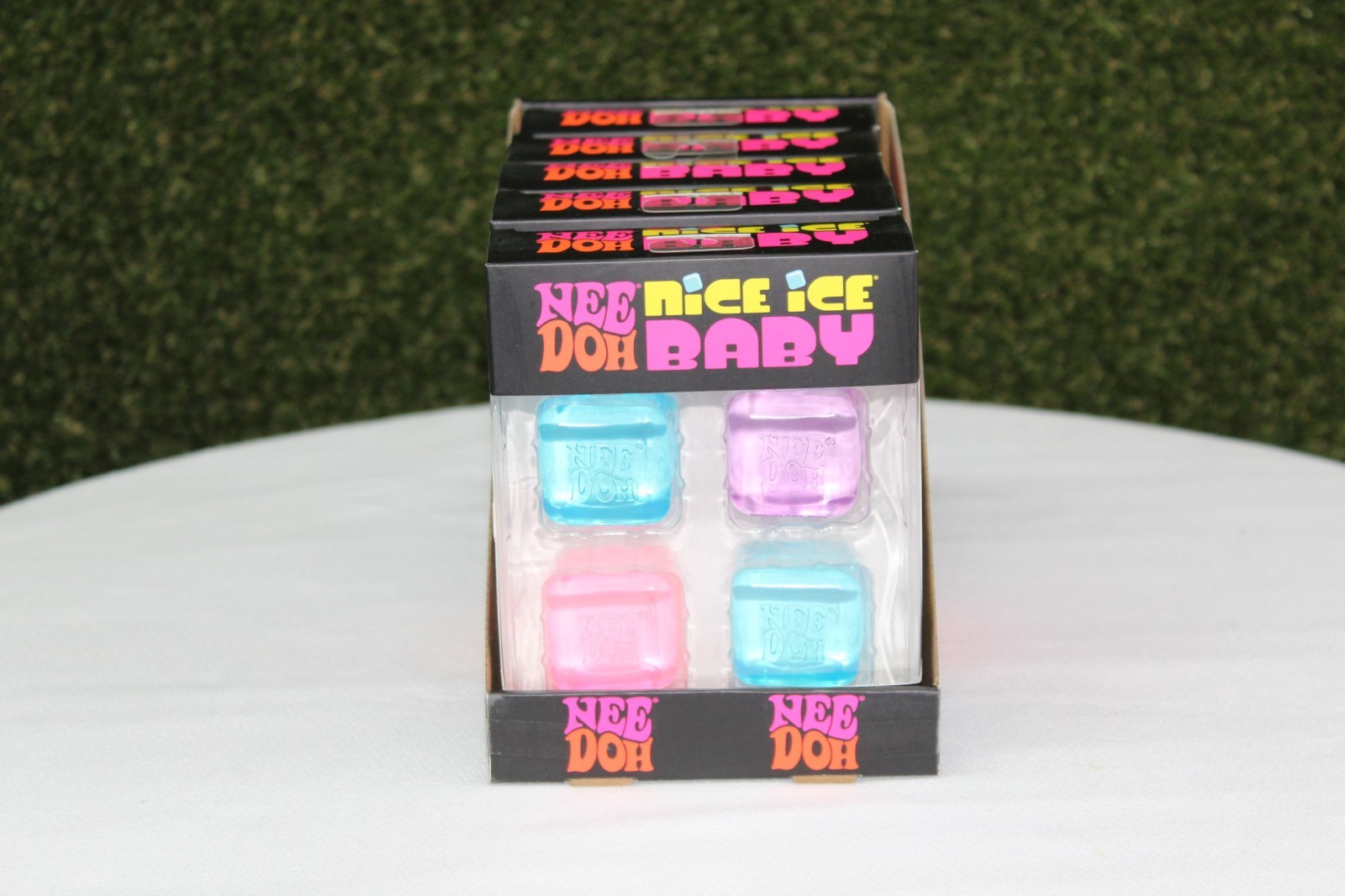 NeeDoh Nice Ice Baby 4 Pack Schylling Super Solid Squish Sensory Fidget NEW