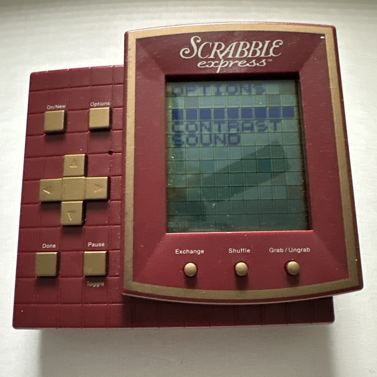 Hasbro Scrabble Express Electronic Handheld Game Great Condition 🥩 Working Hasbro Scrabble Express Electronic Handheld Game Great Condition 🥩 Working