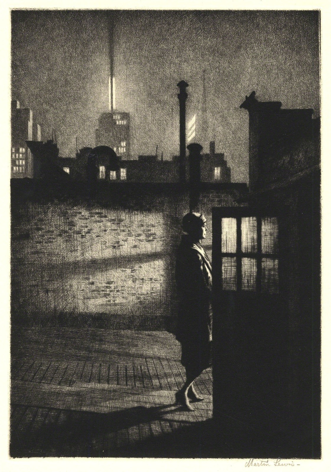 Martin Lewis: Little Penthouse 22x30 Archival Quality Fine Art Print