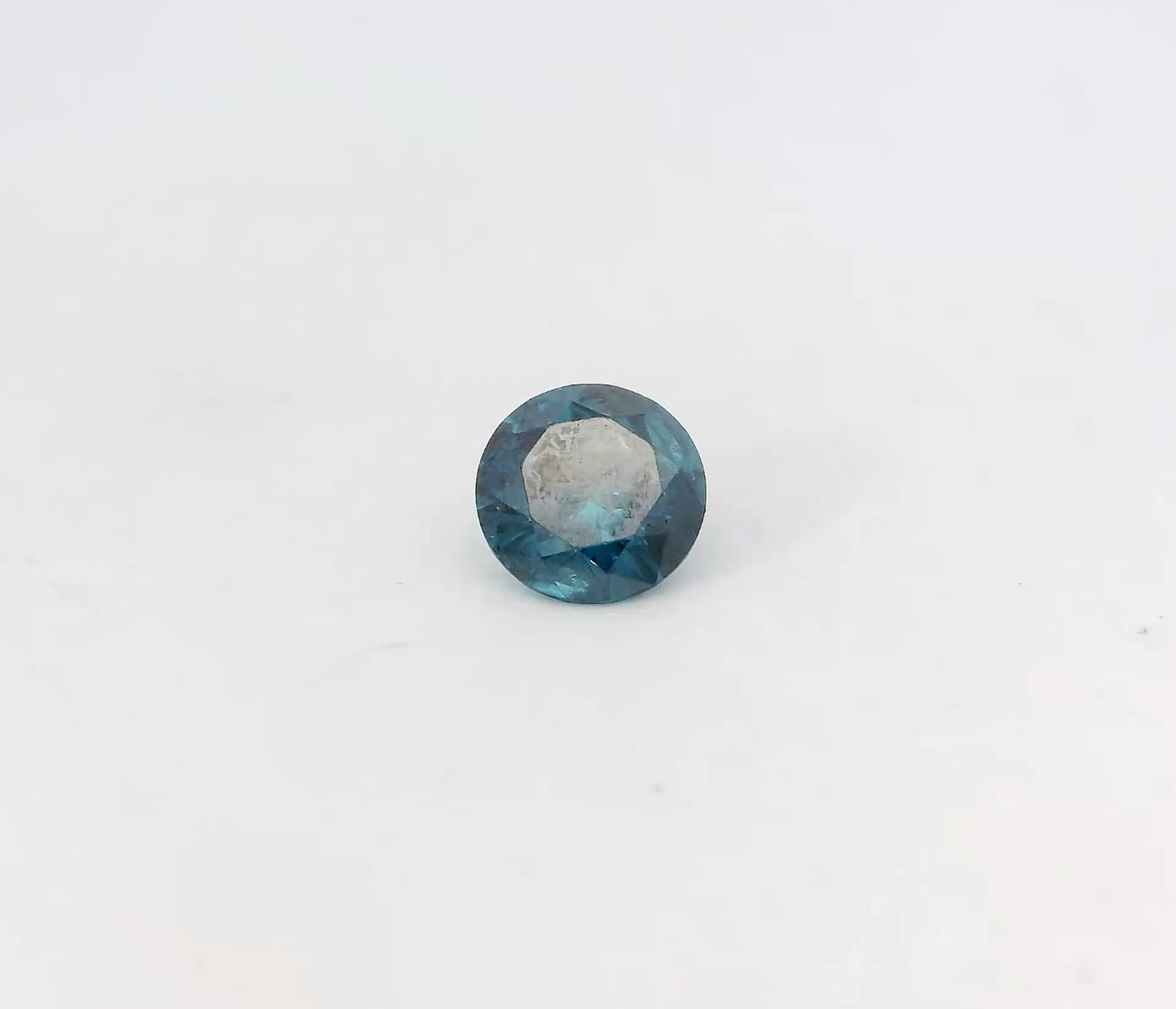 0.52ct Round Brilliant Loose Natural Diamond Blue color, I1 clarity 5.3 - 3.1 mm 0.52ct Round Brilliant Loose Natural Diamond Blue color, I1 clarity 5.3 - 3.1 mm