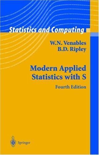 Modern Applied Statistics With S, Hardcover by Venables, W. N.; Ripley, Brian...