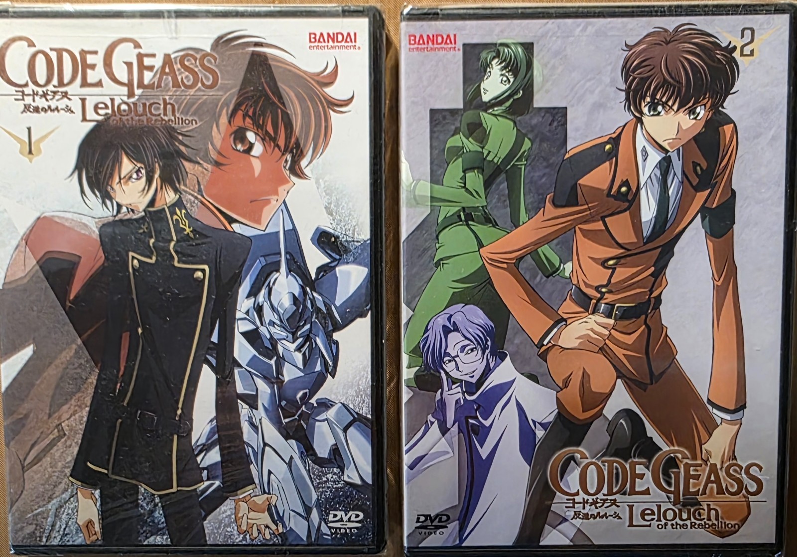 Code Geass Lelouch of the Rebellion, Seasons 1&2, 2 DVD Set, Brand New Code Geass Lelouch of the Rebellion, Seasons 1&2, 2 DVD Set, Brand New