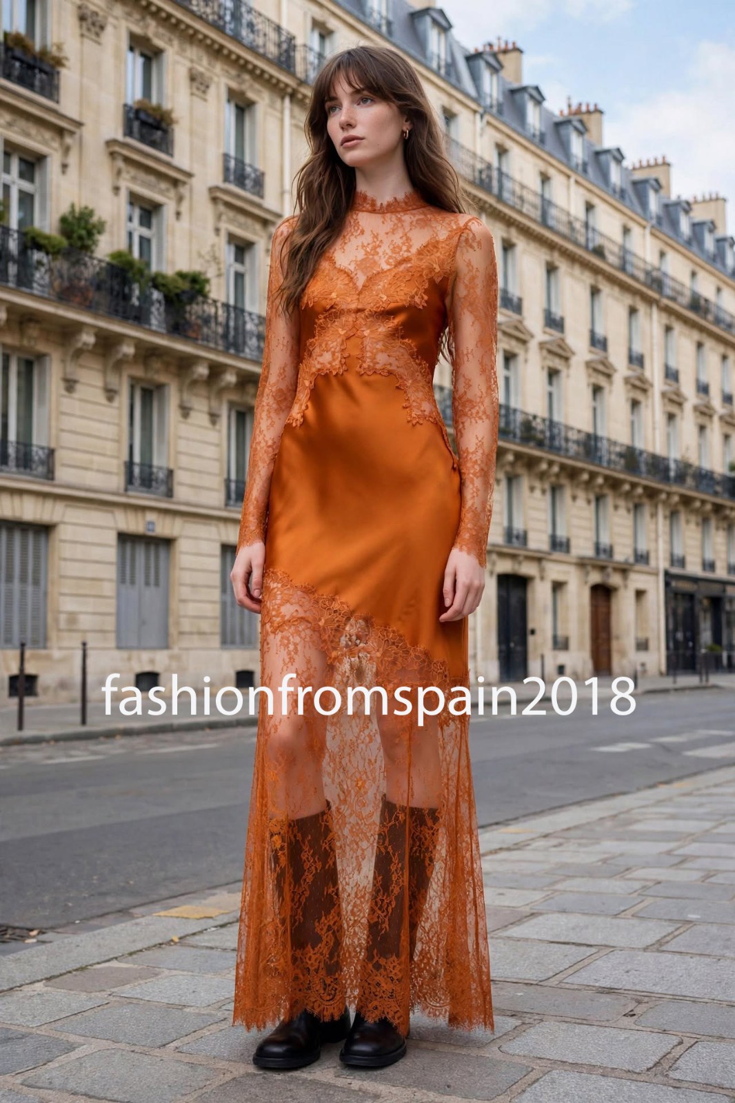 ZARA WOMAN BNWT FW26 CARAMEL ZW LACE SATIN DRESS XS-XL 5919/133/732 5919/207