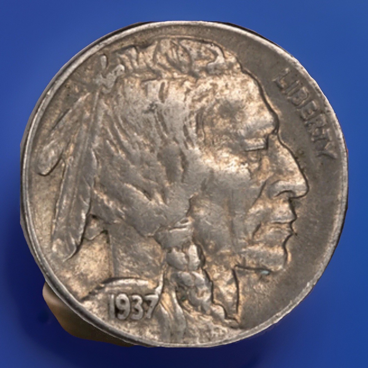 1937-P Buffalo Nickel Full Horn FAST SHIPPING with tracking