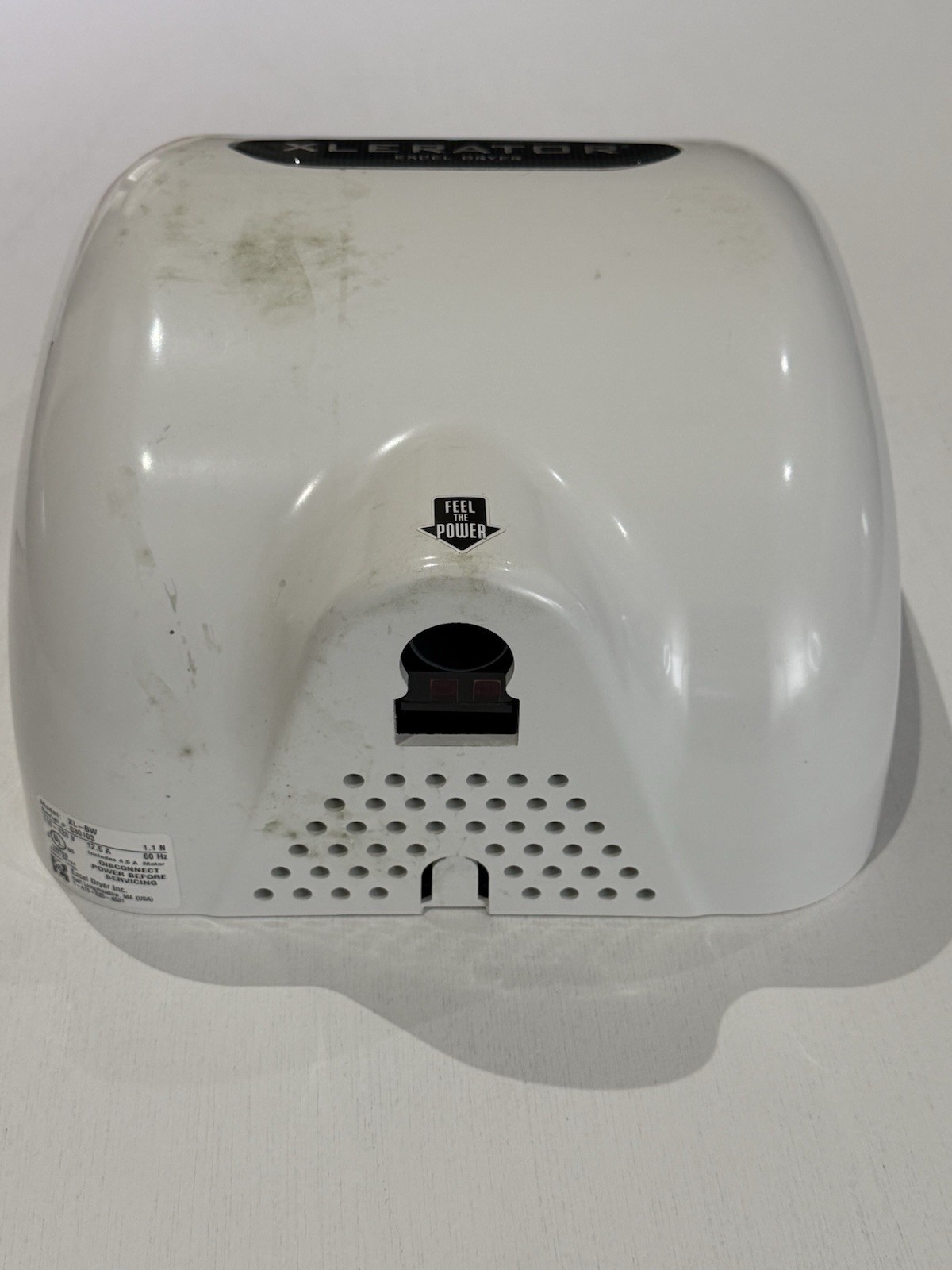 XLERATOR Excel Dryer Model XL-BW, New , No Box. Unused Unit With Surface Scuffs XLERATOR Excel Dryer Model XL-BW, New , No Box. Unused Unit With Surface Scuffs