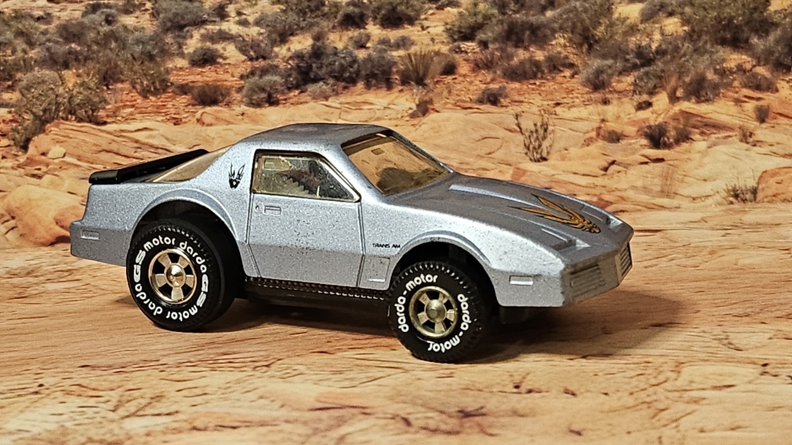 VINTAGE Darda Motor Series 10 Pontiac Trans Am Icy Light Blue Metallic W Germany