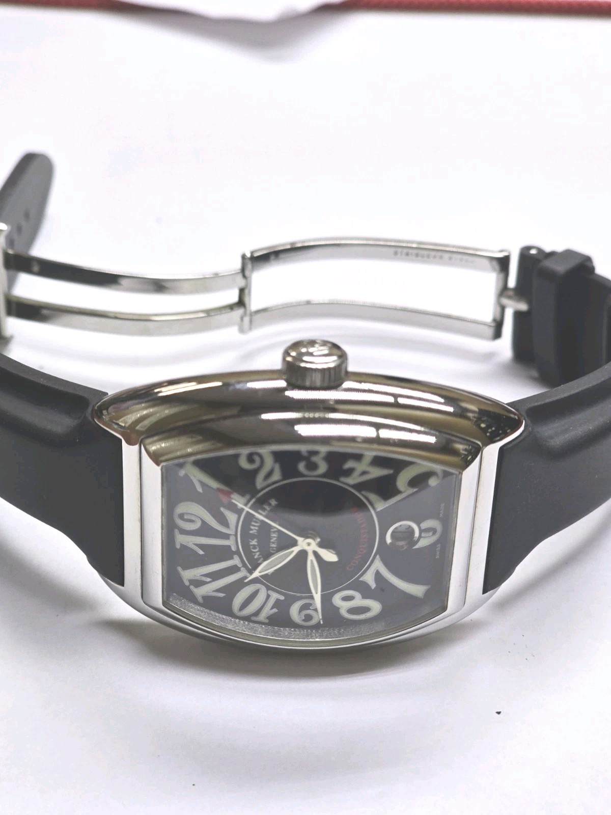 Franck Muller Conquistador 8002SC Auto S/S 34x49mm Auto Date. Nice. Franck Muller Conquistador 8002SC Auto S/S 34x49mm Auto Date. Nice.