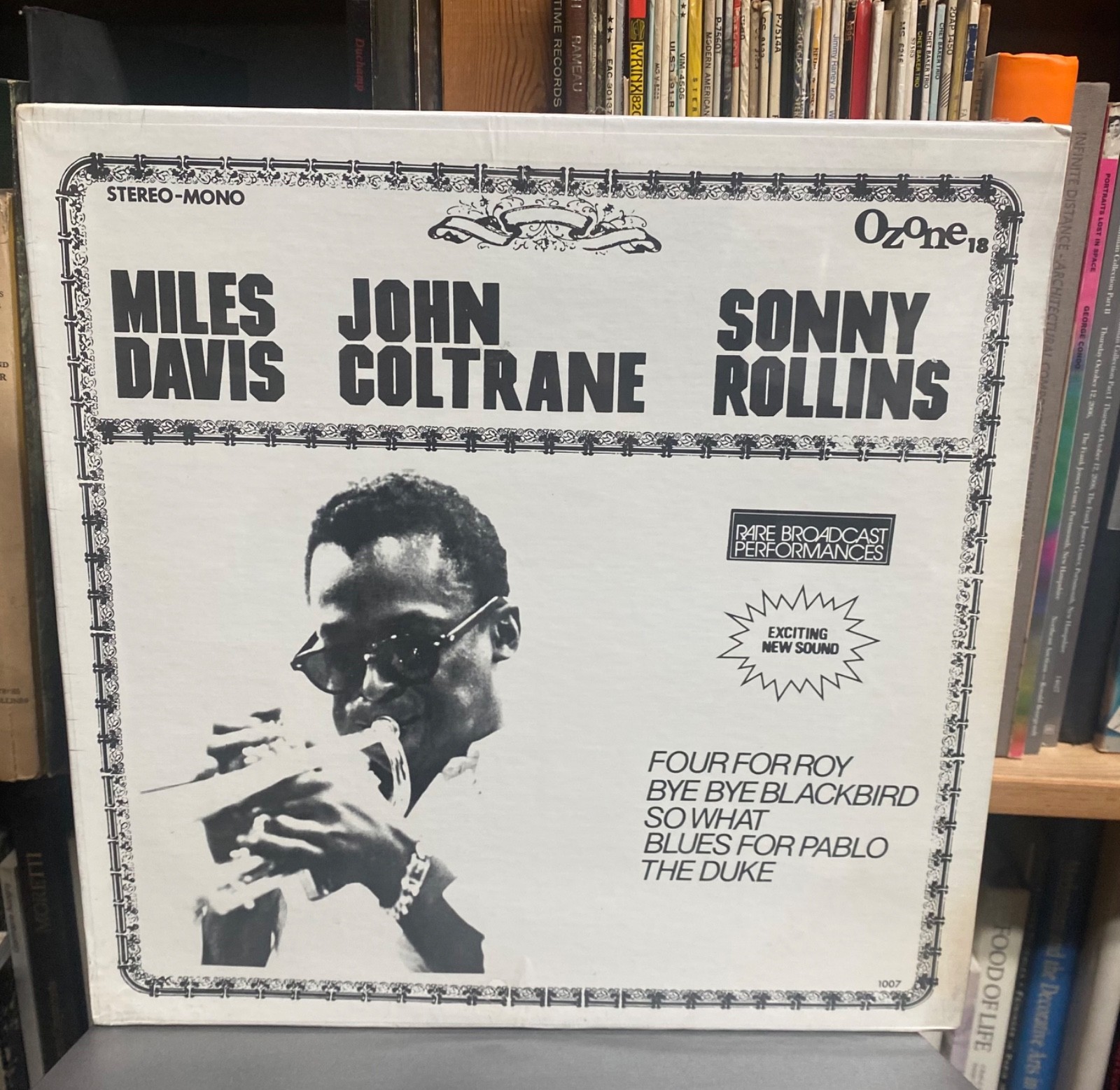 Miles Davis John Coltrane Sonny Rollins Rare Broadcasts Ozone 18 Sealed LP Miles Davis John Coltrane Sonny Rollins Rare Broadcasts Ozone 18 Sealed LP