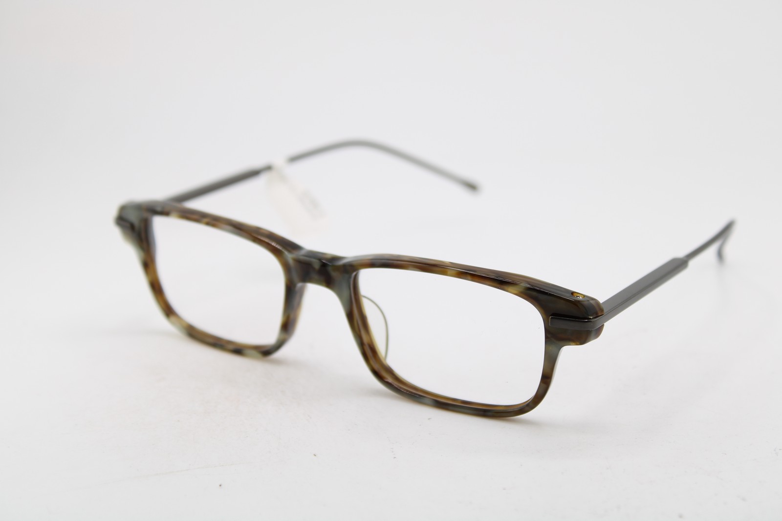 NEW MORGENTHAL FREDERICS 842 EMPIRE GREY BROWN MARBLE AUTHENTIC EYEGLASSES 50-18