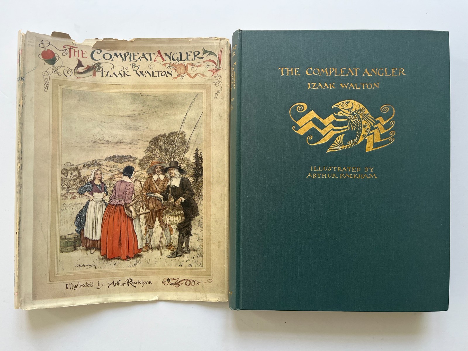 THE COMPLEAT ANGLER ~ Izaak Walton, Arthur Rackham, 1931 Harapp London hardcover