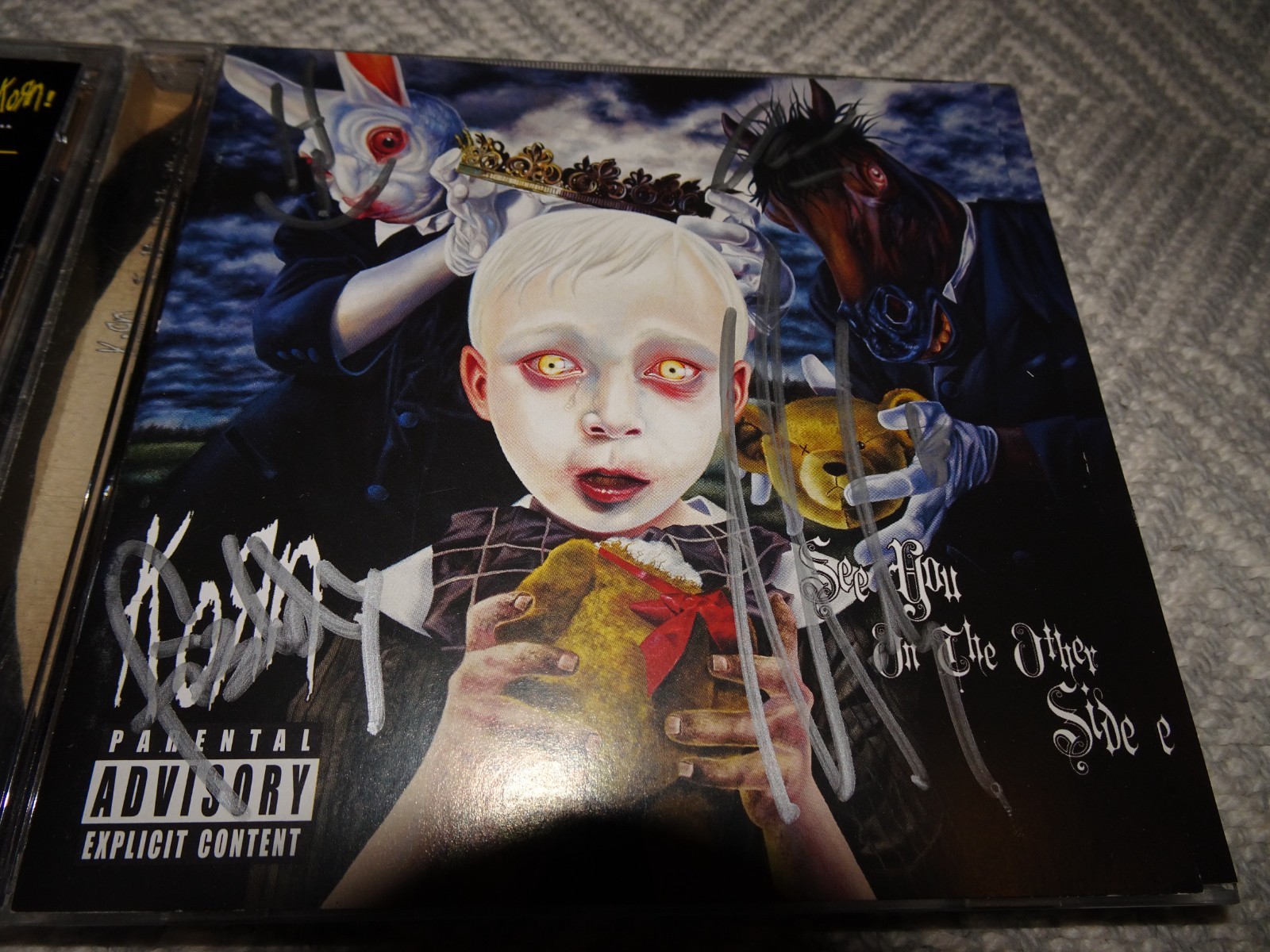 Korn see you on the other side cd signed