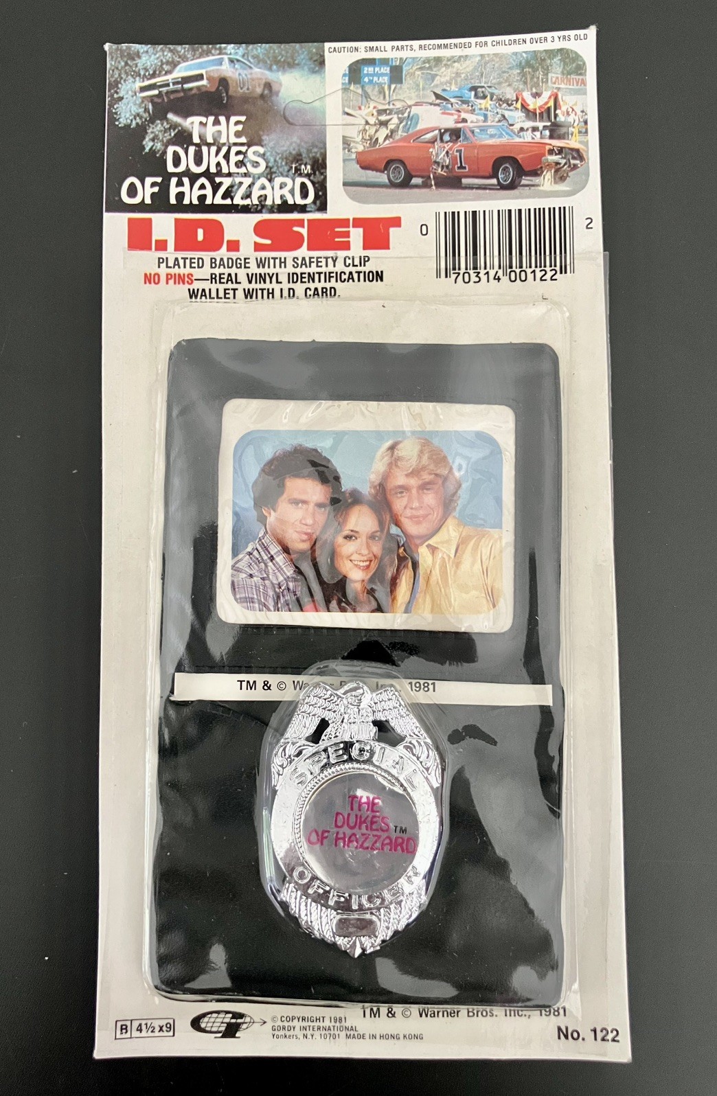 The Dukes of Hazzard I.D. Set - Daisy, Bo and Luke Photo - Vintage 1981 NOS