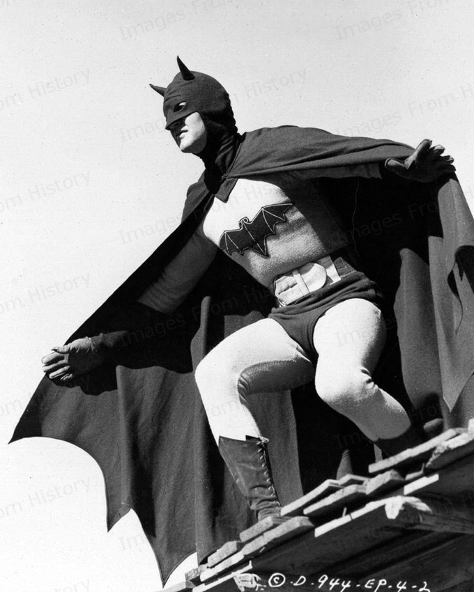 8x10 Print Robert Lowery Batman and Robin Columbia 1949 #RLDF