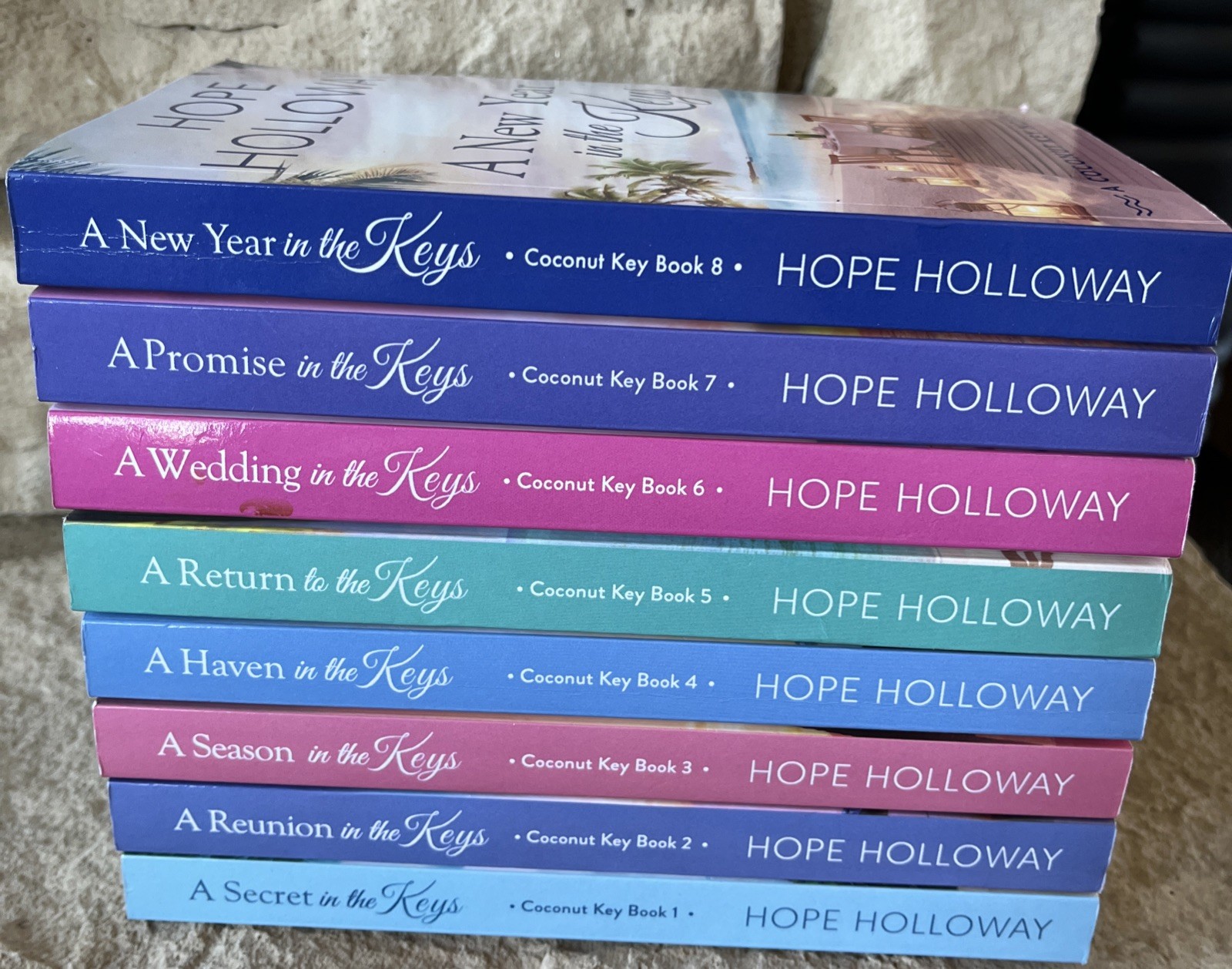 Hope Holloway Coconut Keys Book Complete Series Lot Set 1-8 Hope Holloway Coconut Keys Book Complete Series Lot Set 1-8