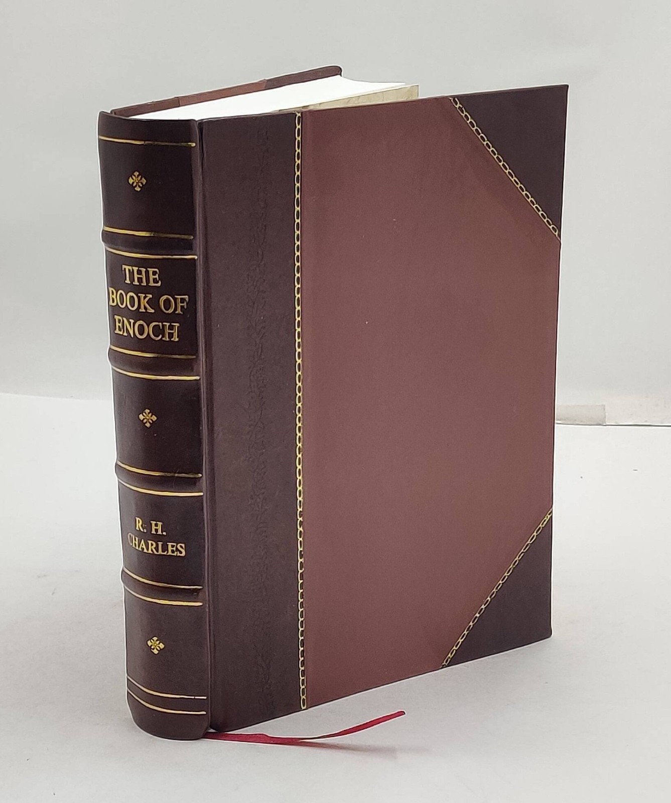 The book of Enoch, or 1 Enoch 1912 by R. H. Charles  [Leather Crafted]