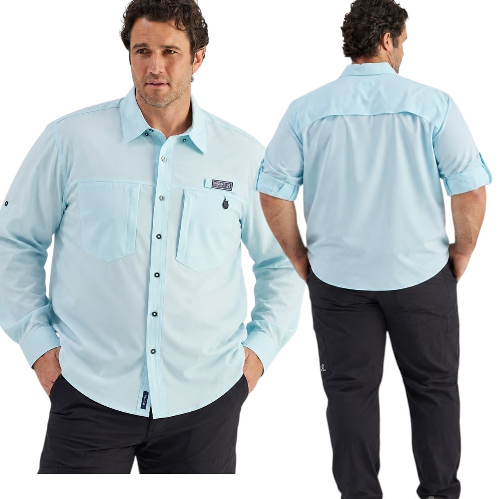 Magellan Outdoors Jacob Wheeler Angler Shirt Men\'s 3XL UPF 50 Fishing Quick Dry