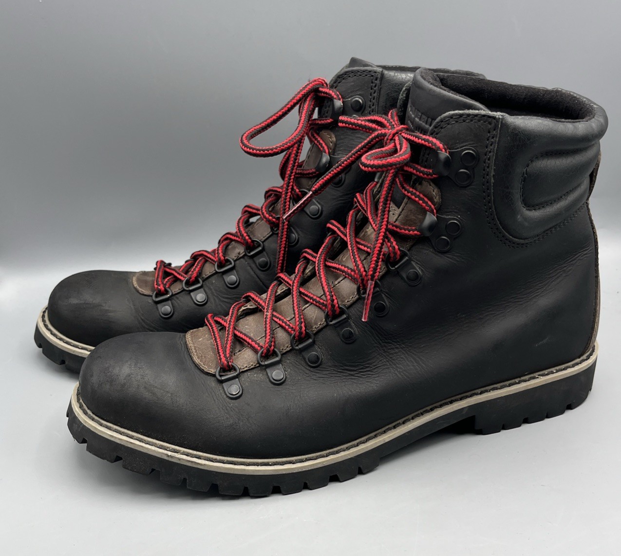 Wolverine Frontiersman 1883 Leather Boots Black Size 9M