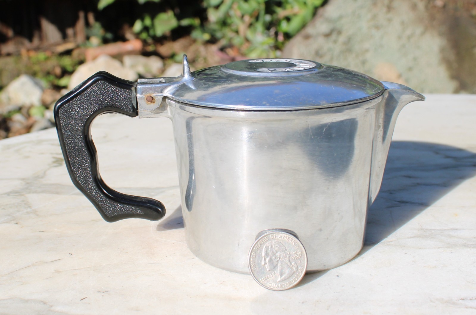 Vintage Vesuviana Espresso Coffee Handled Pot Vintage Vesuviana Espresso Coffee Handled Pot