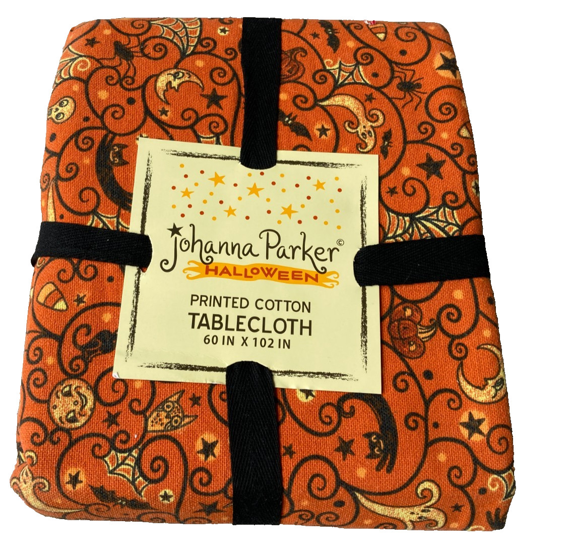 NEW Johanna Parker Halloween Orange Printed Oblong Tablecloth (60”x102”) NEW Johanna Parker Halloween Orange Printed Oblong Tablecloth (60”x102”)